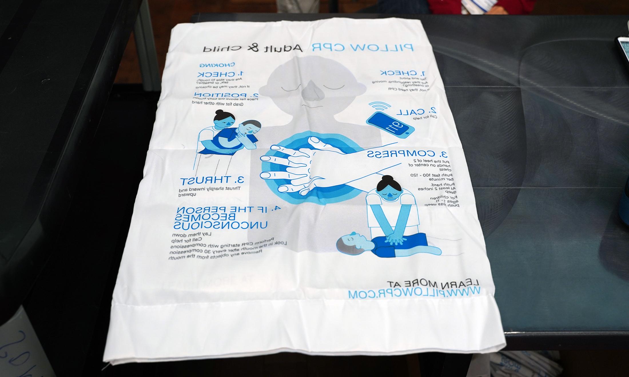 An image of the pillowcase designed by Goldstein